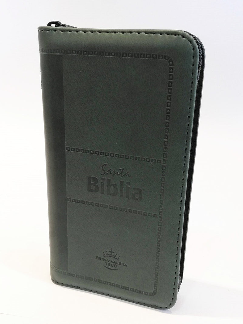 Biblia Tipo Agenda Verde De Cierre Indice Reina Valera 1960
