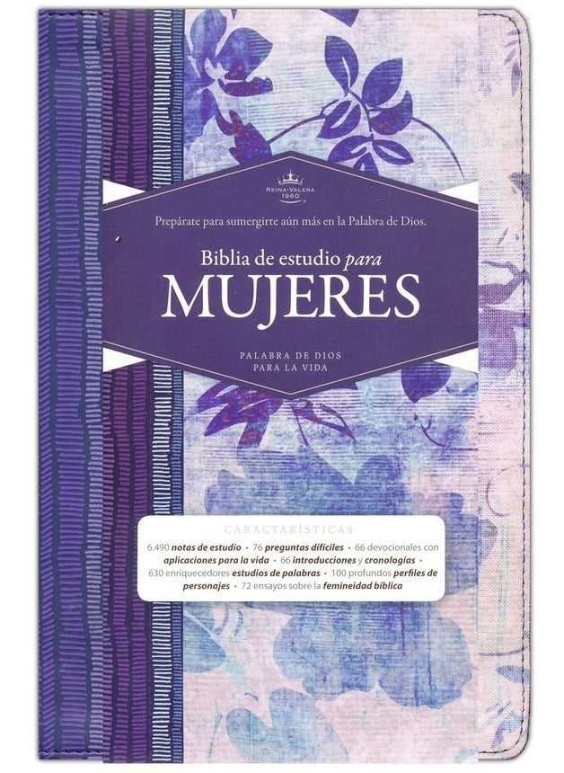 Biblia De Estudio Para Mujeres Reina Valera 1960 Floreado