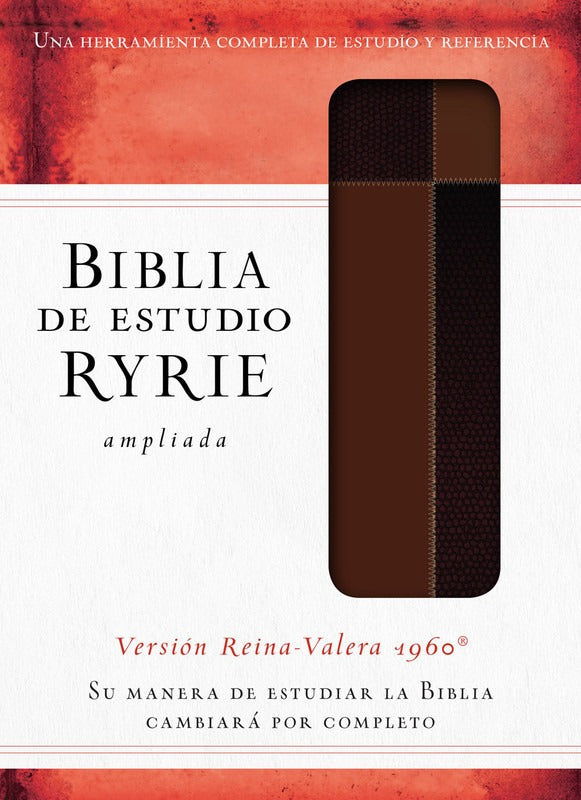 Biblia De Estudio Ryrie Dos Tonos Piel Reina Valera 1960