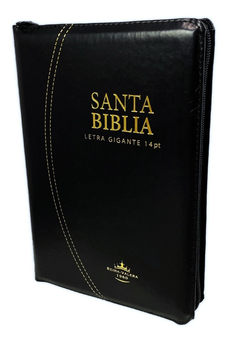 Biblia Reina Valera 1960 Letra Grande Cierre Indice Negro