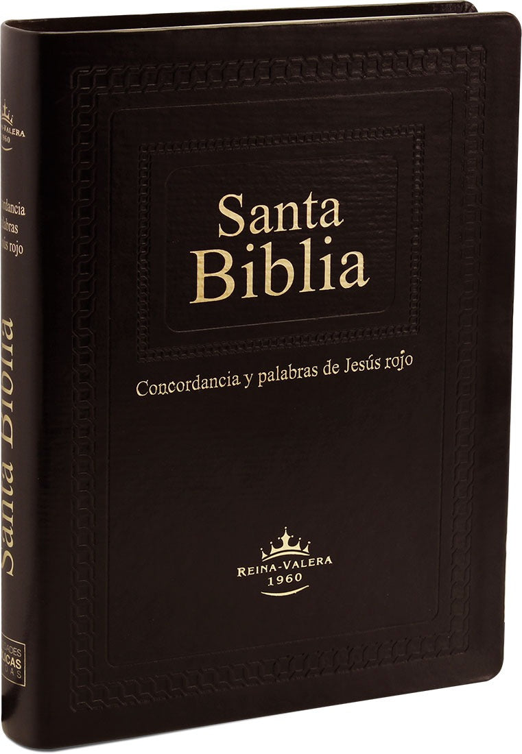 Biblia Elegante Letra Gigante Marrón Reina Valera 1960