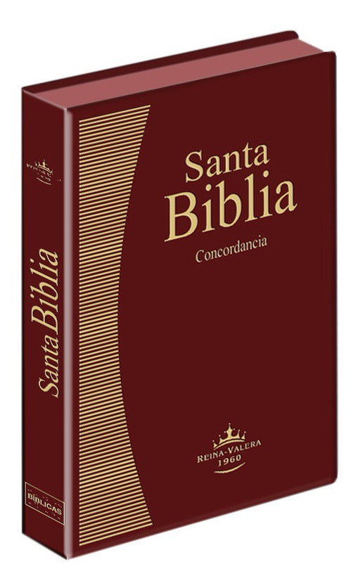 Biblia Grande Concordancia Piel Bordo Reina Valera 1960