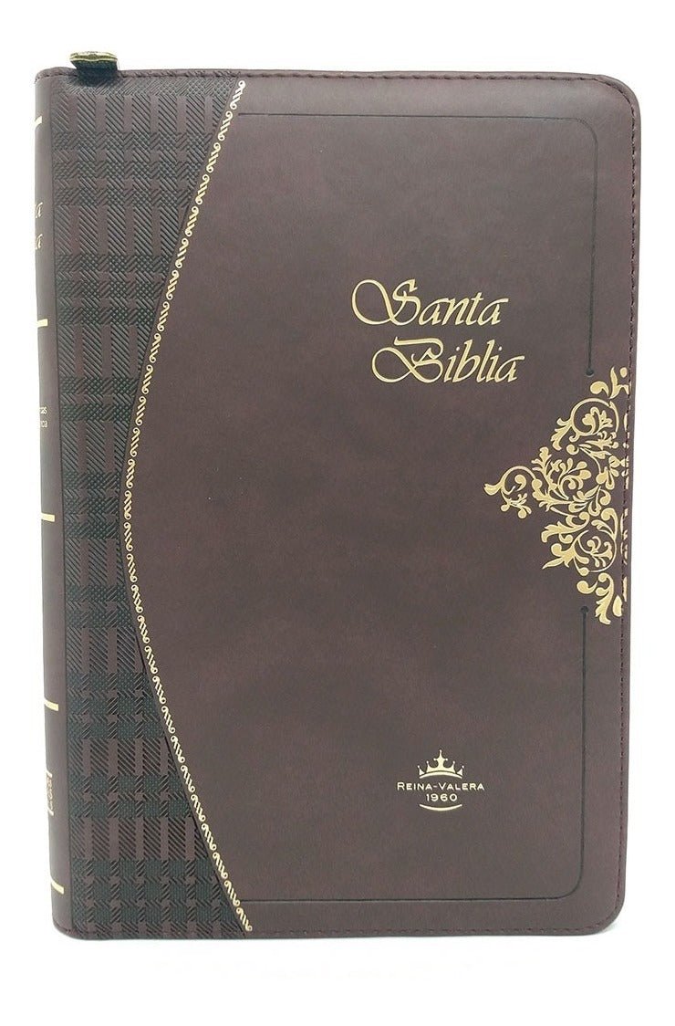 Biblia Reina Valera 1960 Cierre Simil Piel Neat Bordó