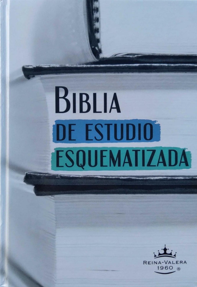 Biblia De Estudio Esquematizada Reina Valera 1960 Tapa Dura Blanco