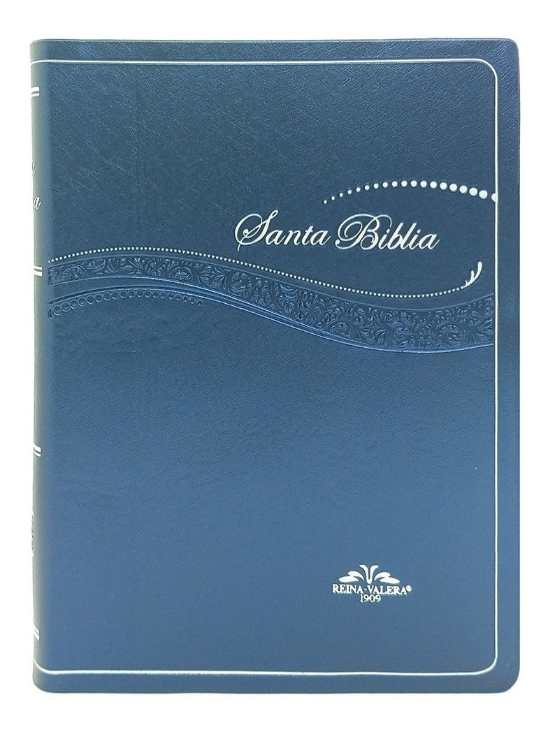Biblia Reina Valera 1909 Canta Azul Tapa Flexible