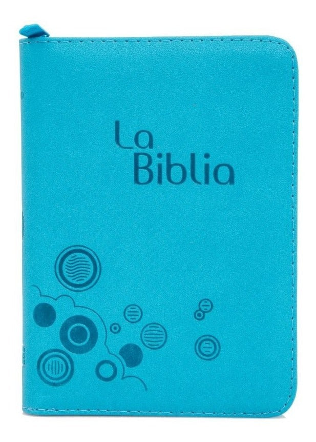 Biblia Mediana Cierre Letra Mayor Turquesa Lenguaje Actual