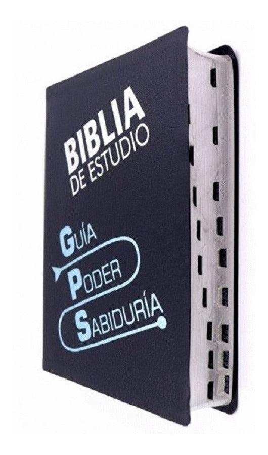 Biblia de Estudio GPS Lenguaje Actual tapa flexible con índice