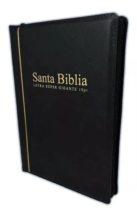 Biblia Valera 1960 Letra Super Gigante Cierre Negro