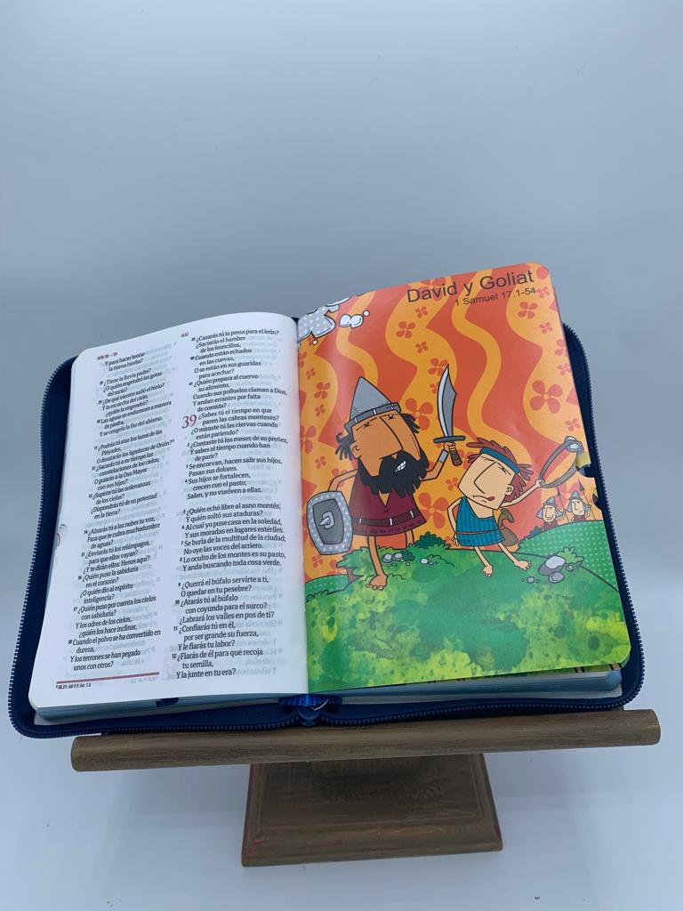 Biblia Reina Valera 1960 Fuente De Bendición Ilustrada Niños Cierre